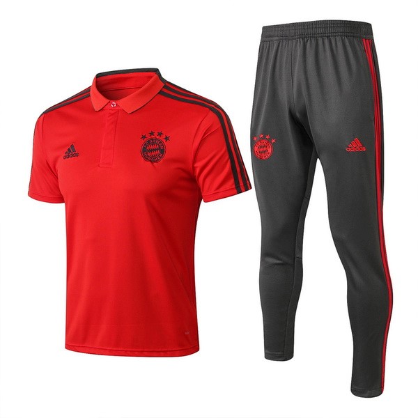 Polo Bayern Munich Conjunto Completo 2018-19 Rojo